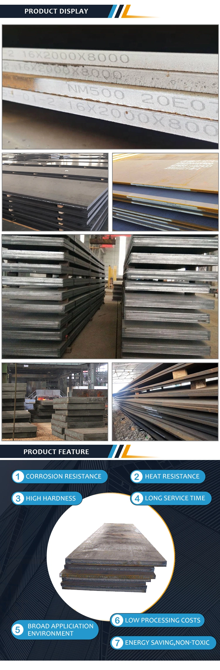 China Made ASTM A572 Grade 50 Carbon Steel Sheet as Kitchenware