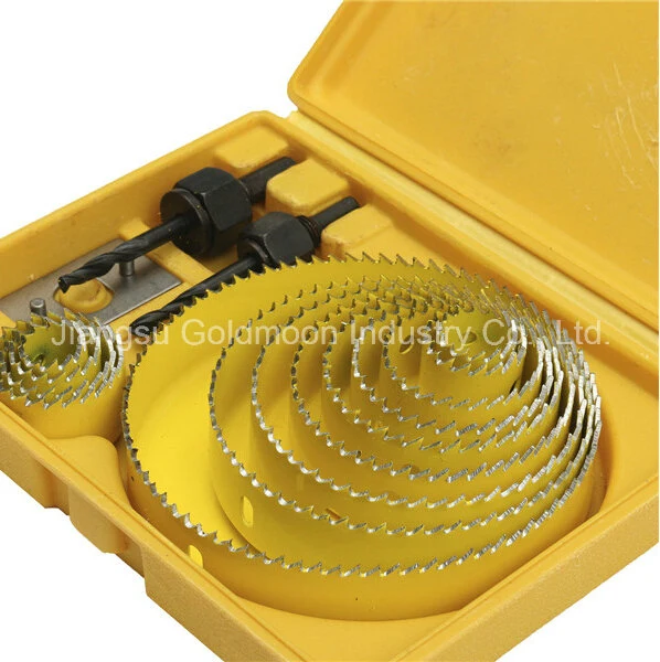 16PCS Wood Working Color Coated Carbon Steel Hole Saw Set