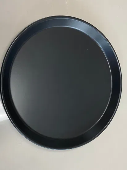 Black Color 8 Inch Anodized Aluminum Pizza Pans